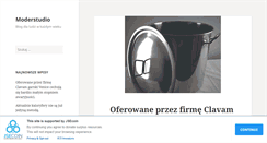 Desktop Screenshot of modernestudio.pl